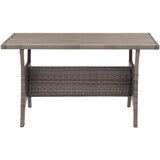  Vrtni stol sivi 120 x 70 x 66 cm od poliratana | shoptok.hr