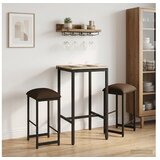 vidaXL Barska stolica 2 kom. Sivosmeđa 40 x 32 x 64 cm - Sivosmeđa 2 40 x 32 x 64 cm Cijene