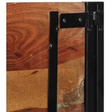  Uzglavlje kreveta 120 cm Puno obrađeno drvo i željezo | shoptok.hr