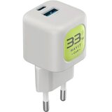Havit PUNJAČ KUĆNI DUO USB A+USB C adapter UC230EU 33W bijela | shoptok.hr