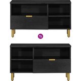 TV ormarić crni 80x33x46 cm od konstruiranog drva | Eponuda.ba
