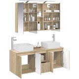  Set ormarića za kupaonicu 4 kom. Hrast sonoma Konstruirano drvo | shoptok.hr