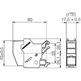 Weidmüller jeva vtičnica za montažno tirnico IE-XM-RJ45/IDC, (20898321) | Shoptok.si