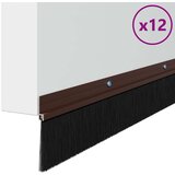  Držač četke za vrata 12 pcs Smeđa 100 cm Aluminijski legura | shoptok.hr