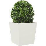  Vrtna sadilica bijela 50 x 50 x 50 cm čelična | shoptok.hr