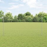 vidaXL Stupovi ograde 10 kom U-kanal 150 cm Pocinčani čelik, Šesterokutna ograda 1.5x10 m Pocinčani čelik Cijene