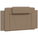  Posteljni okvir z vzglavjem kapučino 100x200 cm umetno usnje | Shoptok.si