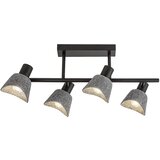 Rabalux plafonska stop lampa Farelia, 4xE14, D57cm, Siva | ePonuda.com