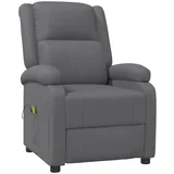 Masažni stol - Relax naslanjač antracit umetno usnje, (22134756)