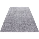 Novel preproga z visokim florom 240/340 cm tkano svetlo siva Cene