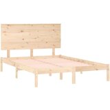  Za krevet od masivnog drva 120 x 190 cm 4FT mali bračni | shoptok.hr