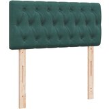 vidaXL Box spring krevet s madracem tamnozeleni 90x190 cm baršunasti | shoptok.hr