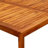 vidaXL Vrtni stolić za kavu 110 x 110 x 45 cm masivno bagremovo drvo | shoptok.hr