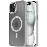 AVIZAR Ohišje MagSafe za iPhone 15 Plus in 14 Plus Back Pad Frosted Outline, Siva, (5000012160) | Shoptok.si