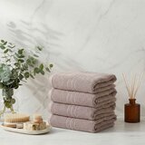  Central - Brown Brown Hand Towel Set (4 Pieces) Cene