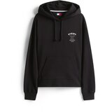 Tommy Jeans Majica črna / bela Cene