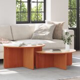  Stolić za kavu 2 pcs Voštano smeđa 79 x 39.5 x 40 cm Cijene