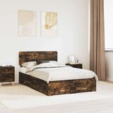  Konstrukcija postelje z vzglavjem Dimljeni oreh 120 x 200 cm, (5000103057) | Shoptok.si