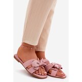 Boto Flat Women's Slippers With Bow Pink Tobin | shoptok.hr