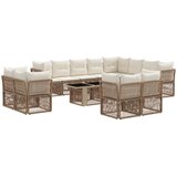 vidaXL Vrtna sedežna garnitura 13 pcs poli ratan, (5000269329) | Shoptok.si