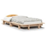 vidaXL Okvir kreveta bez madraca 90 x 190 cm od masivne borovine Cijene