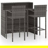  Barska garnitura 3-delna siva | Shoptok.si