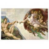  Slika - Michelangelo – The Creation of Adam II 120x80 Standard | shoptok.hr