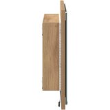  LED kupaonsko ogledalo Zidne Umjetnički hrast 40 x 37 x 8.5 cm | Eponuda.com