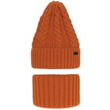 AGBO Boy's winter set: hat and tube scarf orange Colins Cene