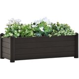 vidaXL Visoka greda PP antracitna 100x43x35 cm Cene