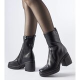 Gemre Black insulated heeled ankle boots Agordino | shoptok.hr