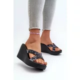 Kesi Women's wedge slippers Ipanema High Fashion Slide Fem Black