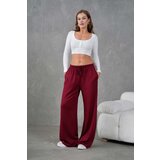 Trendyol Red Soft Touch Elastic Waist Regular Fit Knitted Trousers | Shoptok.si