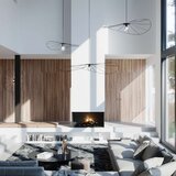 VISILICA Obesna svetilka ESKOLA 70 črna, (21347674) | Shoptok.si