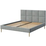 MESONICA Sivi tapecirani bračni krevet s podnicom 180x200 cm Alano – | shoptok.hr