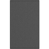 vidaXL Predpražnik črtast črn in siv 90x150 cm | Shoptok.si