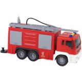 Vatrogasna postrojba s prikolicom vatrogasnog vozila 1:16 - crveni | Shoptok.si