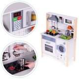 ECO TOYS Drvena kuhinja za decu sa zvukovima, led svetlom,rernom,mašinom i kuhinjskim priborom | ePonuda.com