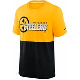 Nike Colorblock NFL Pittsburgh Steelers Men's T-Shirt, XL cene
