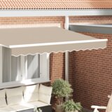 vidaXL Tenda Valak za 3 m okvir Bež 2.8x0.2 m | shoptok.hr