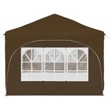  Rastezljivi šator za zabave 575 x 288 x 245 cm Smeđa | shoptok.hr