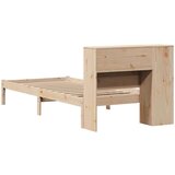  Krevet s regalom za knjige bez madraca 90x200 cm od borovine | shoptok.hr