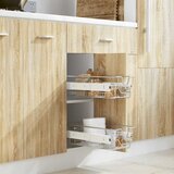  Žičane košare na izvlačenje 2 kom srebrne 300 mm | shoptok.hr