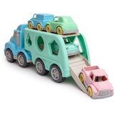 Truck Tow Educational Sorter With Cars Blocks Pastel BIO Plastic | shoptok.hr