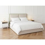 Bobochic Paris Bež podstavljeni bračni krevet s prostorom za odlaganje s podnicom 180x200 cm Mara – | shoptok.hr