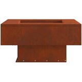 Kamin Smeđa 80 x 80 x 40 cm Čelik otporan na vremenske uvjete | Eponuda.com