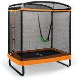  Otroški trampolin 2v1 z gugalnico (oranžno - črne barve) | Shoptok.si