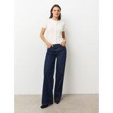 Sinsay Rebrasta bluza s dodatkom viskoze i ukrasnim gumbima Slike