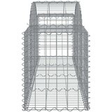  Lučne gabionske košare 15 kom 200x50x60/80 cm pocinčano željezo | shoptok.hr