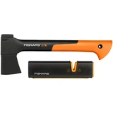 Fiskars siekier X7 - xs + xsharp set earpener, (21106748)